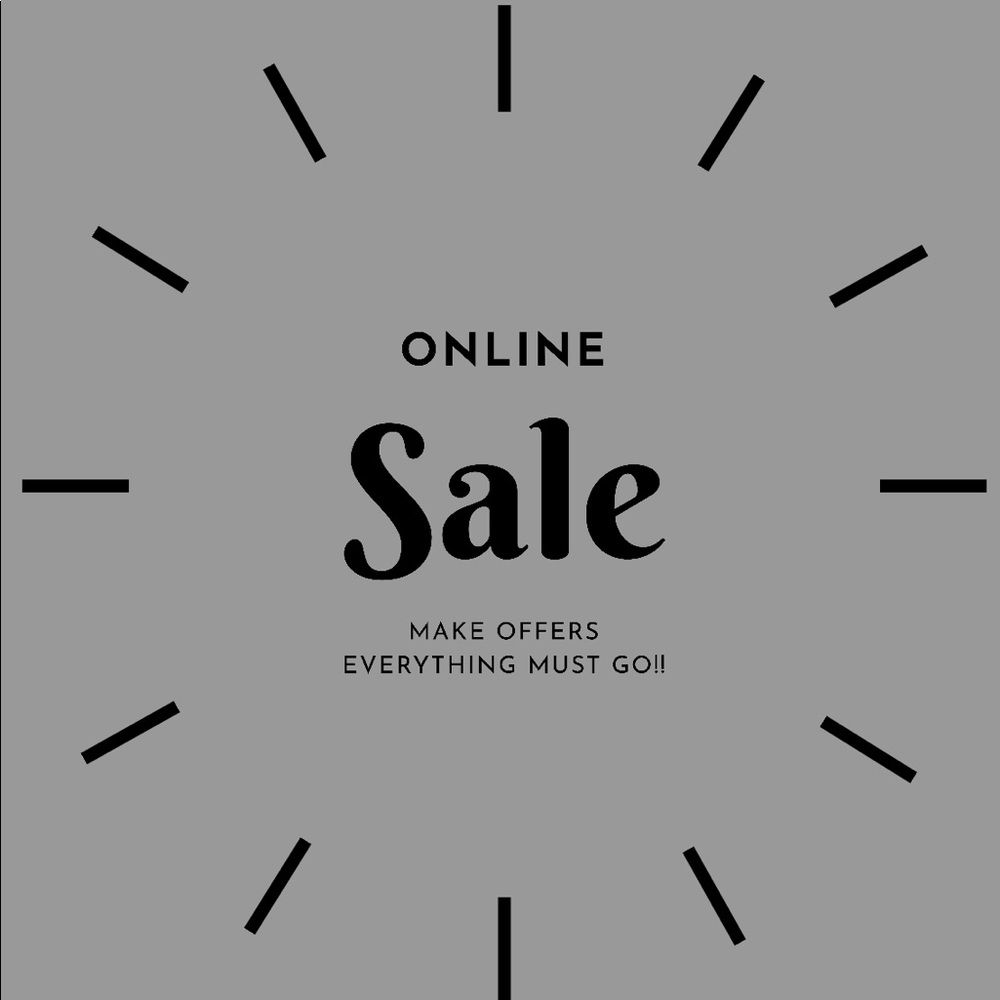 Closet clean out!!!  All offers welcome!